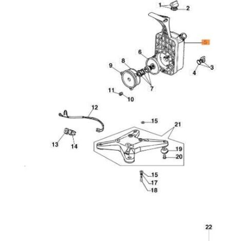 GROUPE DE CORPS DE POMPE EMAK ORIGINAL 320000010R