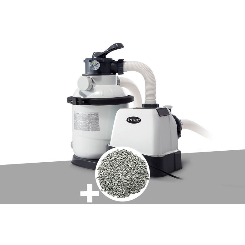 Intex - Groupe de filtration à sable SX1500 4 m³/h + 10 kg de zéolite