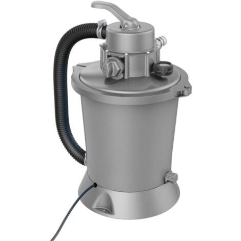 Groupe de filtration à sable pour piscine hors-sol jusqu'à 20m³ – Débit max 3,03 m³/h – Vanne multivoie 6 positions – Installation rapide – Jilong