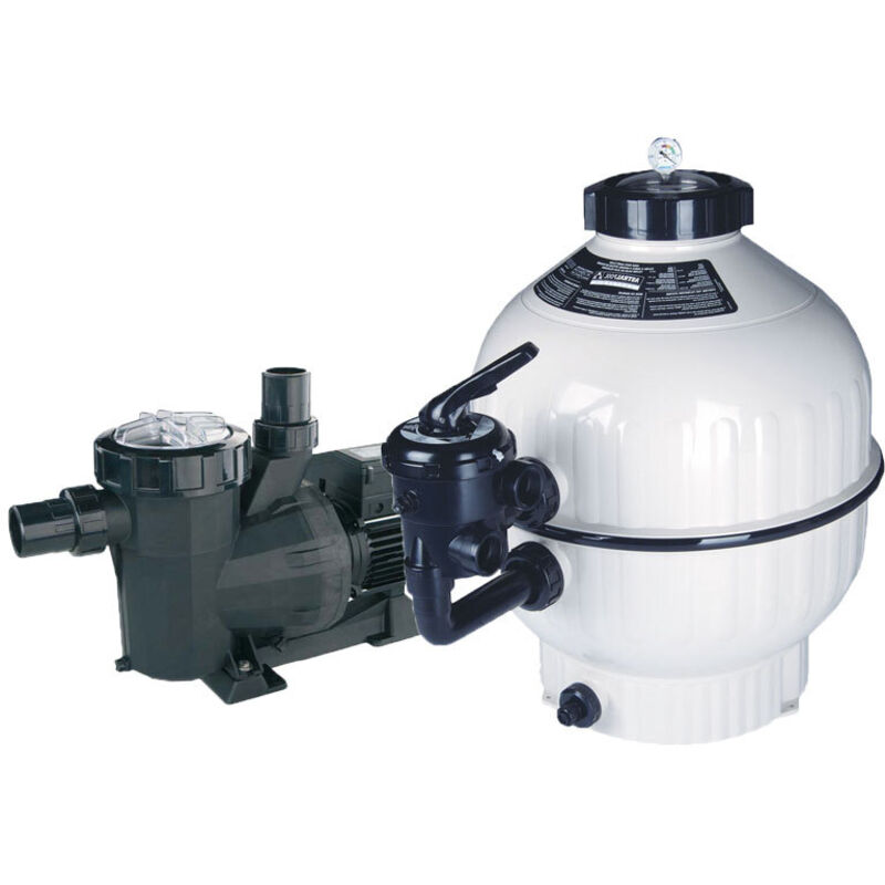 Astral - Groupe de filtration piscine : pompe Glass Plus + filtre