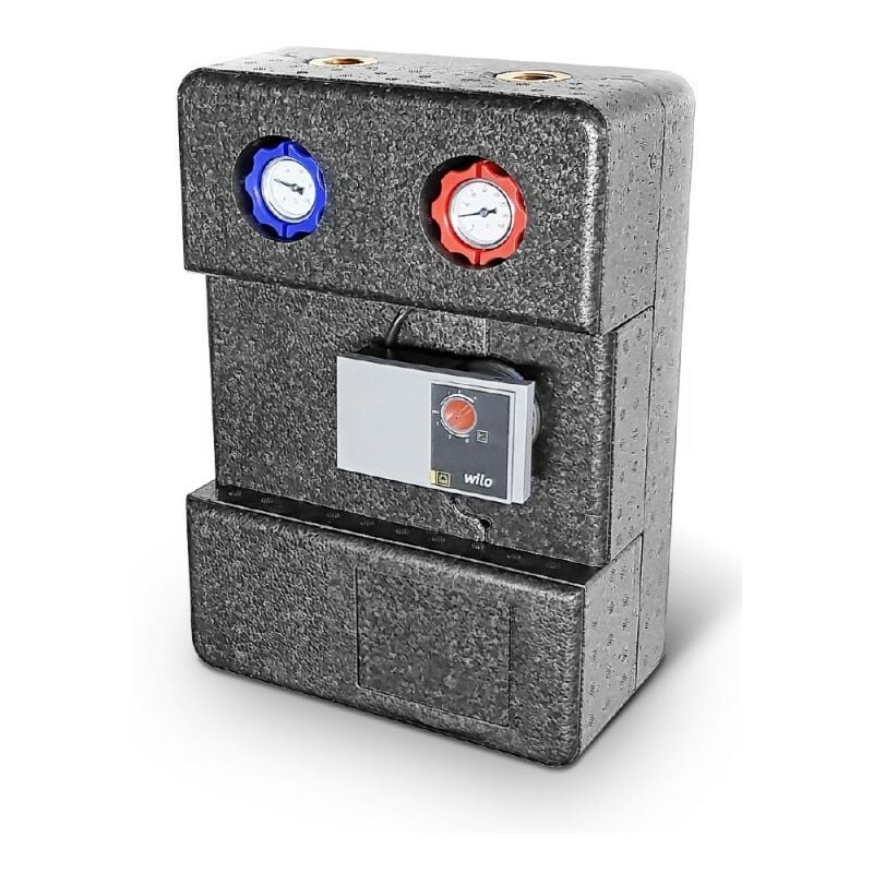 Groupe de raccordement chauffage wilo gpo-m dn 20 avec vanne 3 voies