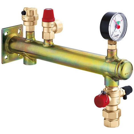 Groupe de raccordement de cuve Fixcal 335 acier, 3/4 pouce x 3 bar avec raccord rapide jusqu'à 20 kw CALEFFI