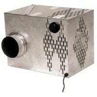 Groupe de recupération d'air chaud 600m3 connectable et filtre intégré