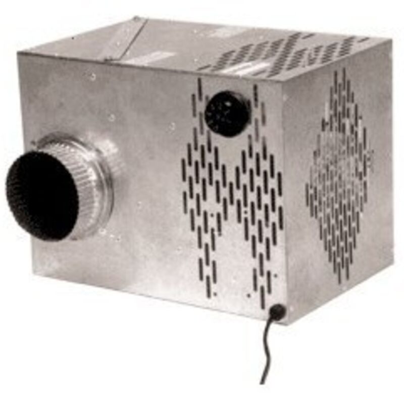 Groupe de recupération d'air chaud 600m3 connectable et filtre intégré