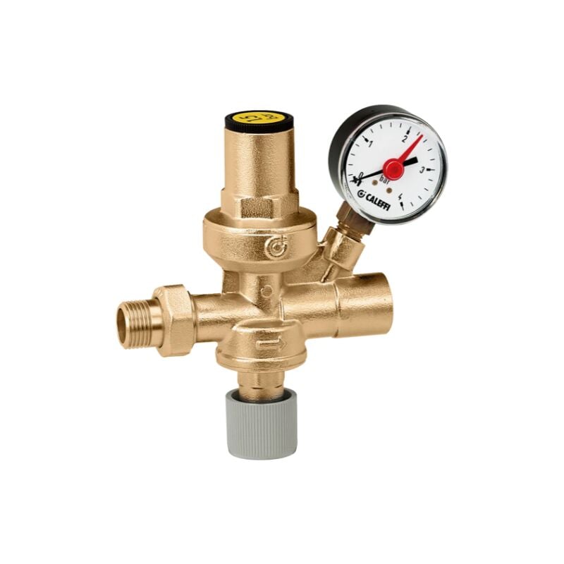 Unité de remplissage automatique. 1/2' avec raccord manomètre 1/4' f Caleffi 553040 1/2' avec raccord de manomètre 1/4' f