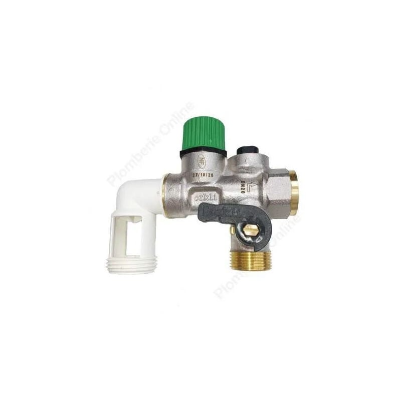 Groupe de sécurité 20x27 coudé anticalcaire