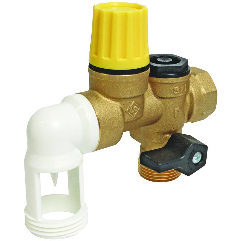 Groupe de sécurité Téflon coudé pour eau calcaire