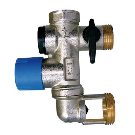Groupe de sécurité NF-ACS laiton coudé 3/4" (20/27) - Somatherm