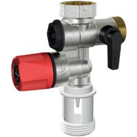 Groupe de sécurité WATTS laiton chrome NF-ACS droit siege standard-3/4