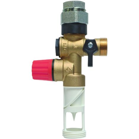 Groupe double sécurité inox orientable + raccord diélectrique pour eau agressive