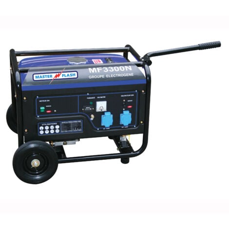 Groupe Electrogène 3300 W essence 4 temps Master Flash