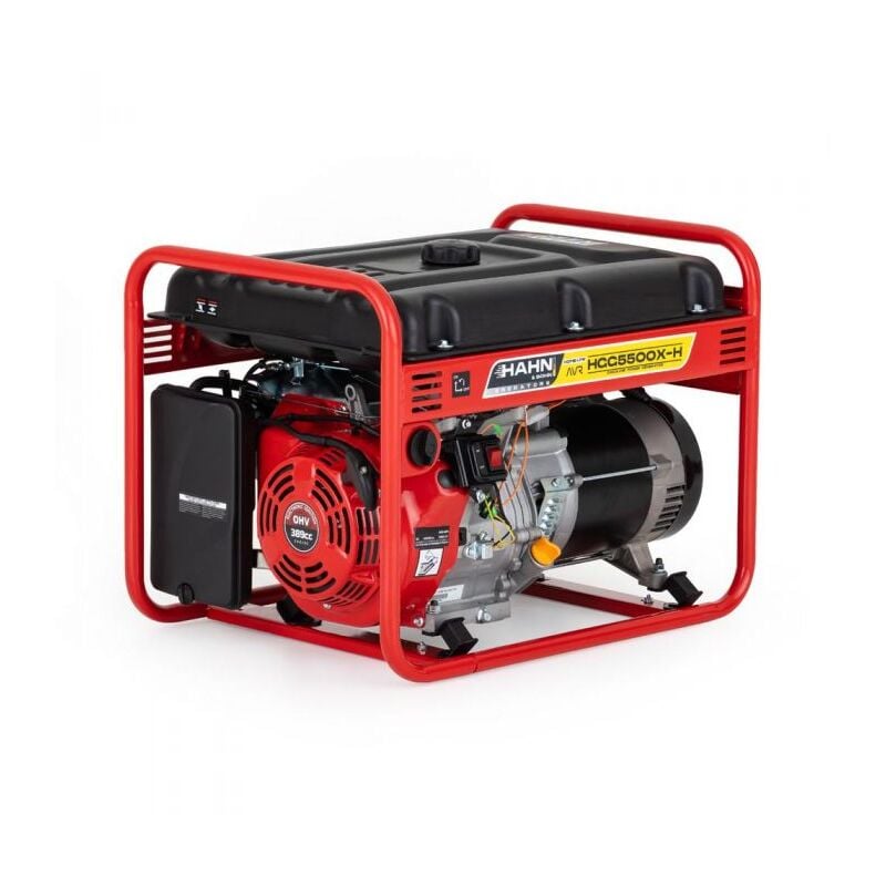 Hahn&sohn - Groupe électrogène à essence 5 kW avr, usage professionnel et domestique - Hahn Sohn hgg 5500 x-h