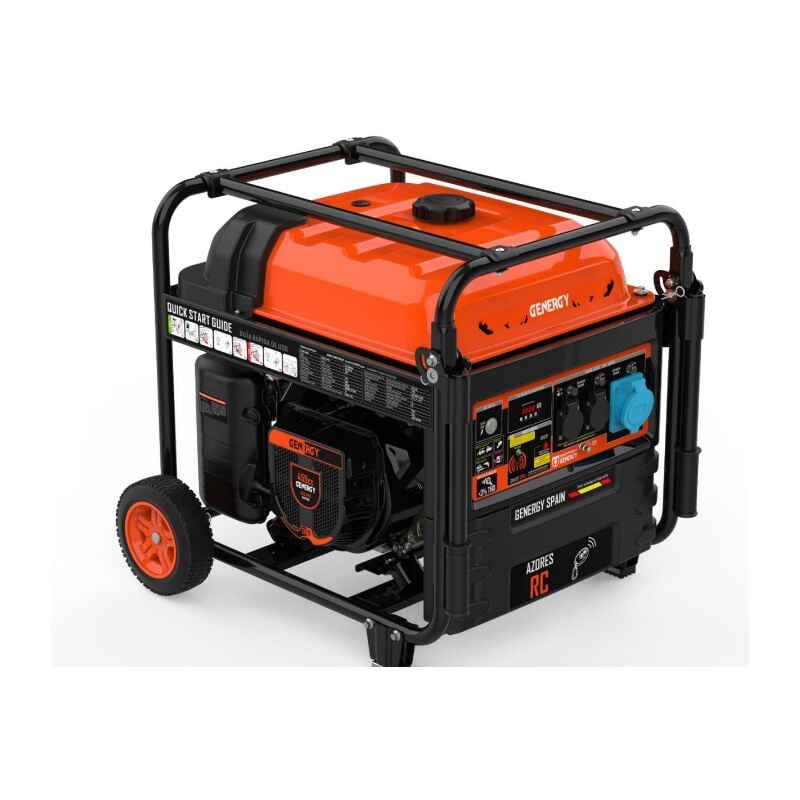 Groupe électrogène azores rc 10000W monophasé 230V démarrage télécommande - Genergy