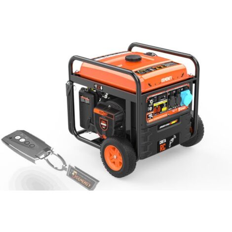 Groupe électrogène CRETA RC 7500W monophasé 230V démarrage avec télécommande