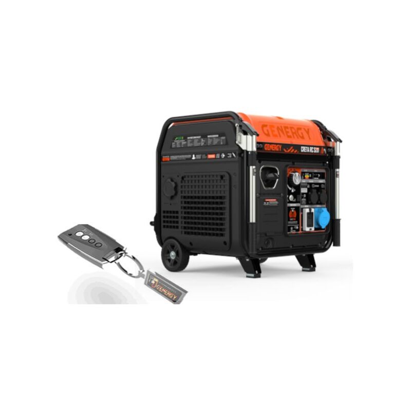 Genergy - Groupe électrogène creta silent rc 7500W Inverter monophasé 230V démarrage télécommande