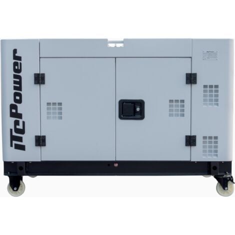Groupe électrogène diesel 15kVA monophasé et triphasé ITC Power DG15000SE-T