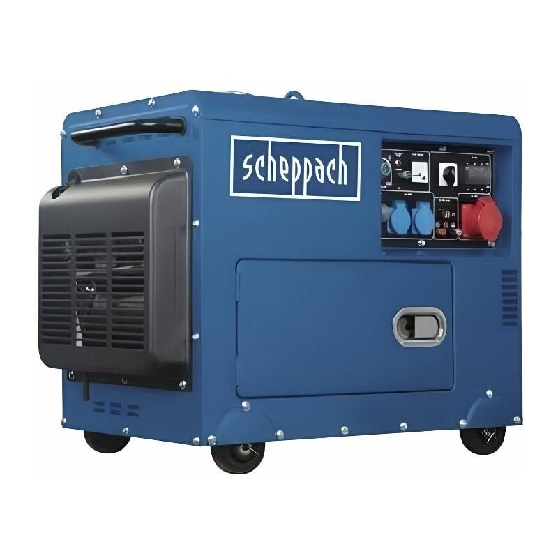 Scheppach - Groupe électrogene diesel avr SG5200D - 4200W / 5000 w - 7,7 ps