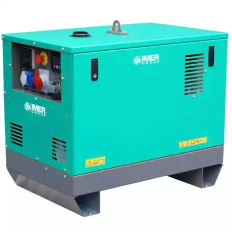 Groupe électrogène diesel insonorisé 5200 W – Moteur YANMAR – Pression acoustique 72 dB(A) – Autonomie 14,20 h – Démarrage électrique – Worms
