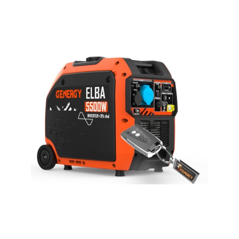 Groupe électrogène elba rc 5500W Inverter monophasé 230V démarrage télécommande