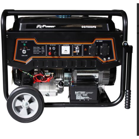 Groupe électrogène essence GG7000FE ITCPower 5.5Kw