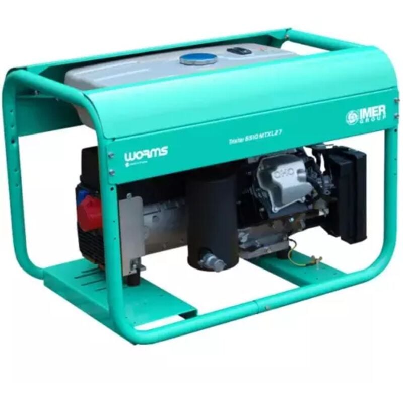 Imer - Groupe électrogène essence triphasé 5800W worms