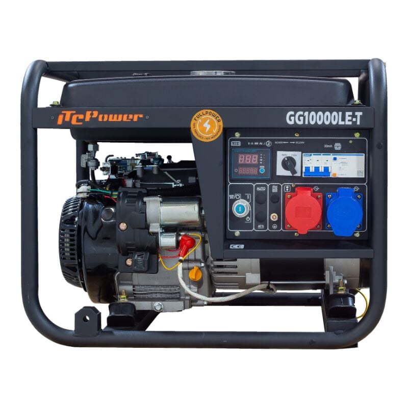 Itc Power - itcpower Groupe électrogène GG10000LET monophasé et triphasé 9,4 kVA