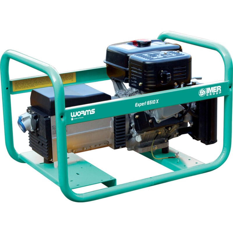 Worms - groupe electrogene essence 5 kW imer expert 6510X mono 2V0000013