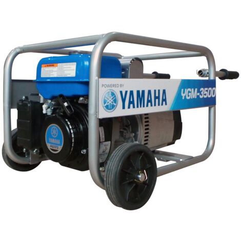 Groupe électrogène monophasé 3 Kva – Moteur Yamaha MZ175 – Démarrage manuel – Réservoir 4,5L – Niveau sonore 98 Lwa – Poids 32 kg