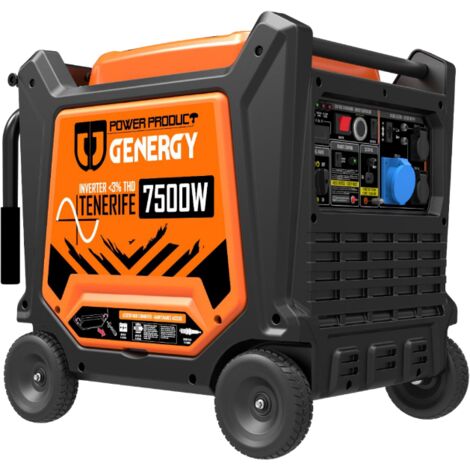 Groupe électrogène TENERIFE RC 7500W Inverter monophasé 230V démarrage électrique