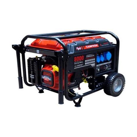 Groupe électrogène thermique 6,5 kVA – Moteur Campeon G420F-1 420cc – Démarrage manuel – Réservoir 25L – Autonomie 9h – Poids 80kg - ct-8000a