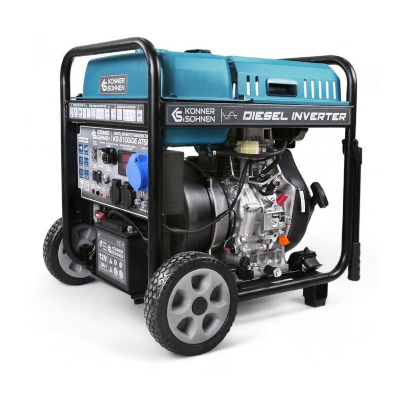 Groupe électrogène thermique inverter, puissance nominale 5000W - Könner Söhnen ks 6100iDE atsr