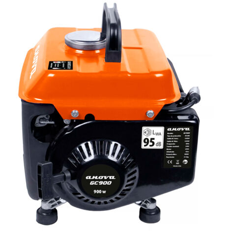 Groupe électrogène thermique - Moteur 2 temps 63cc - Autonomie 3h/réservoir - Réservoir 4,2L - 11,5kg - GC900 ANOVA