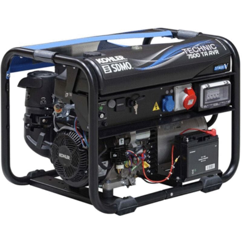 Technic 7500 ta avr C5 Groupe électrogène triphasé 6500W
