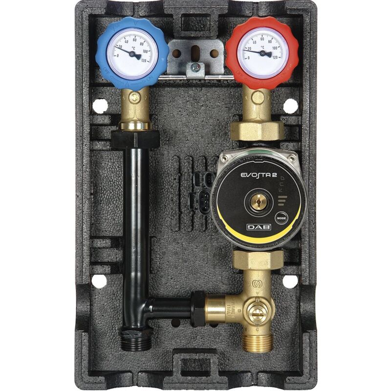 Groupe hydraulique modulfit mélangé avec circulateur (moteur en option) - DN20 Thermador