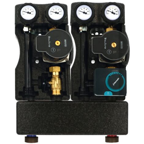 Groupe hydraulique MODULFIT PREMIUM COMPACT XS direct et mélangé avec circulateur et séparateur - Thermador