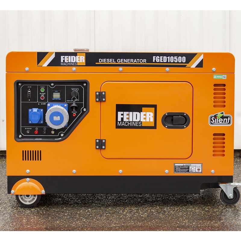 Feider - Groupe electrogene diesel 10500w FGED10500