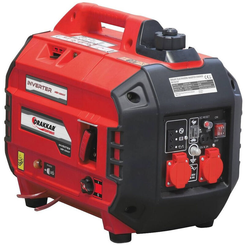 DRAKKAR EQUIPEMENT  - groupe &eacute;lectrog&egrave;ne Compact inverter 2 kw ESSENCE-2 prises 16A -usb-drakkar &Eacute;QUIPEMENT-05107