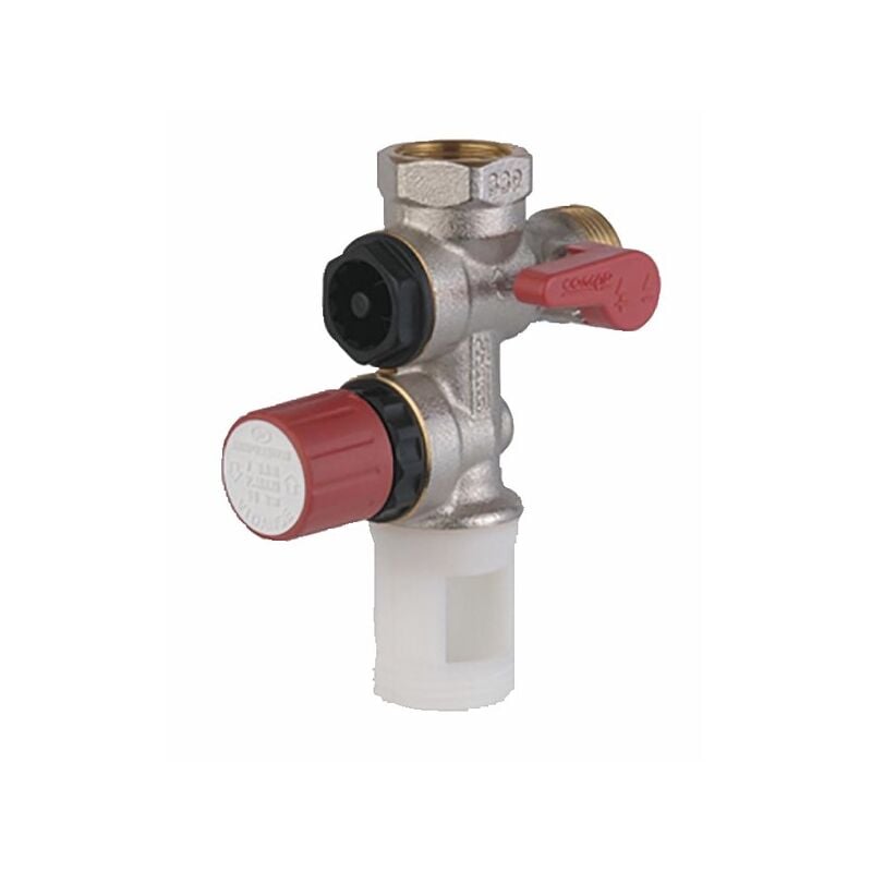 Groupe de sécurité droit laiton - 43mm MF3/4' Comap Comap 889006-01