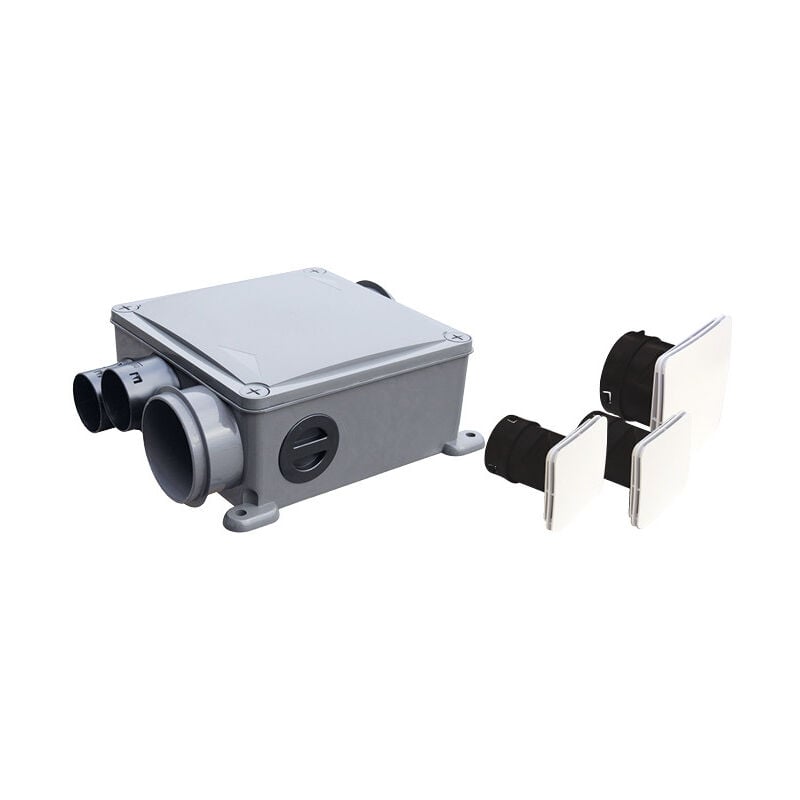 Groupe VMC simple flux autoréglable Kit ALINEO3 DESIGN2S av inter NATHER 997957