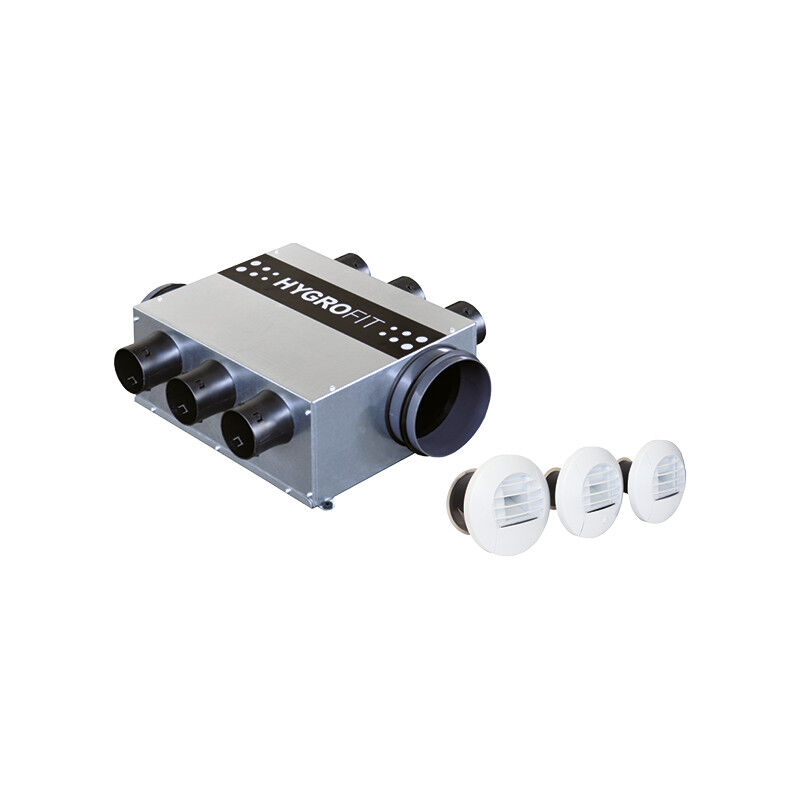 Nather - Groupe vmc simple flux hygroréglable hygrofit ec T3 T7 cord hygroa 549375
