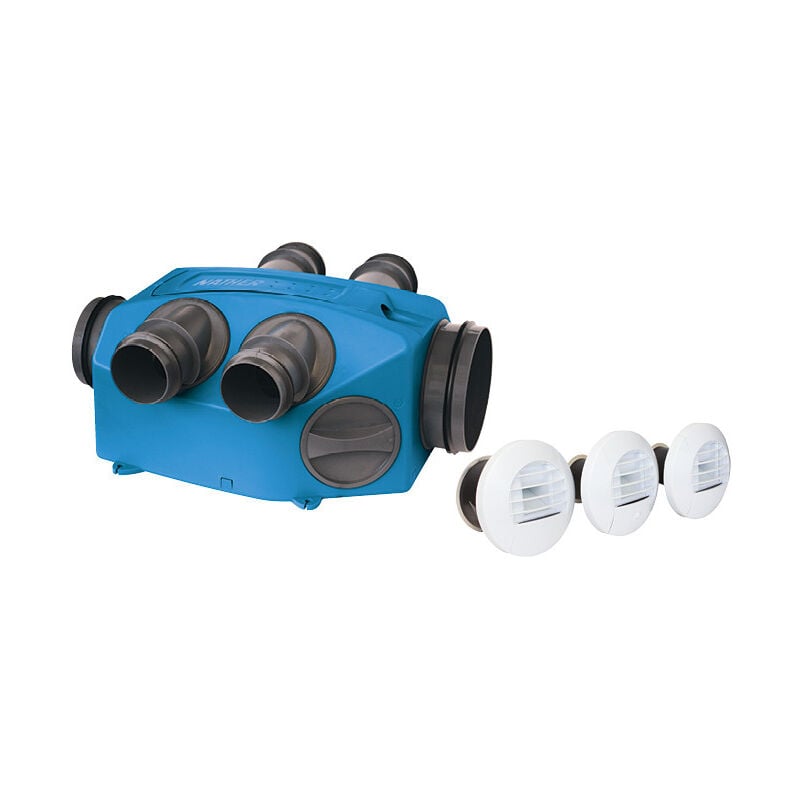 Nather - Groupe vmc simple flux hygroréglable kit infinity BC,T3 T7,wc pile 990589