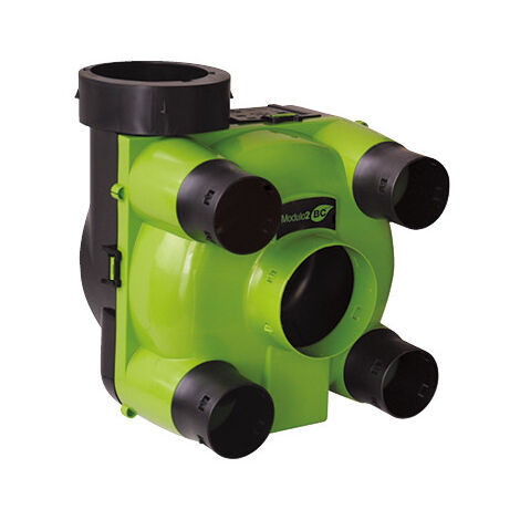 Groupe VMC simple flux hygroréglable MODULO2 BC – Caisson de répartition VMC basse consommation – Pour espaces confinés – Nather