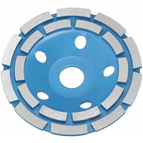 GroupM (Blue Double Row 125) Meule diamantée Disque de meulage en pierre de ciment