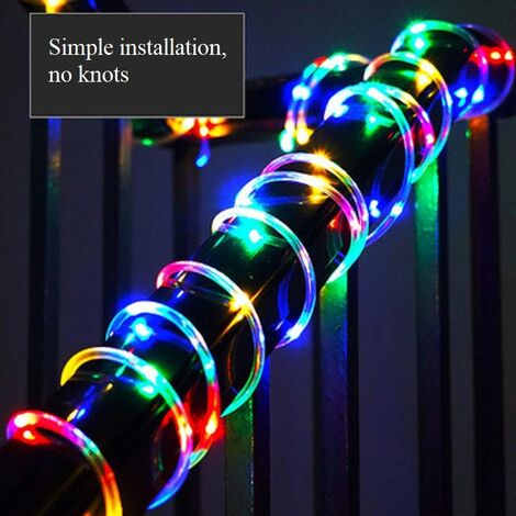 GroupM Solar Light Strip, Festliche LED-Lichtbänder aus Kupferdraht (Farbe)
