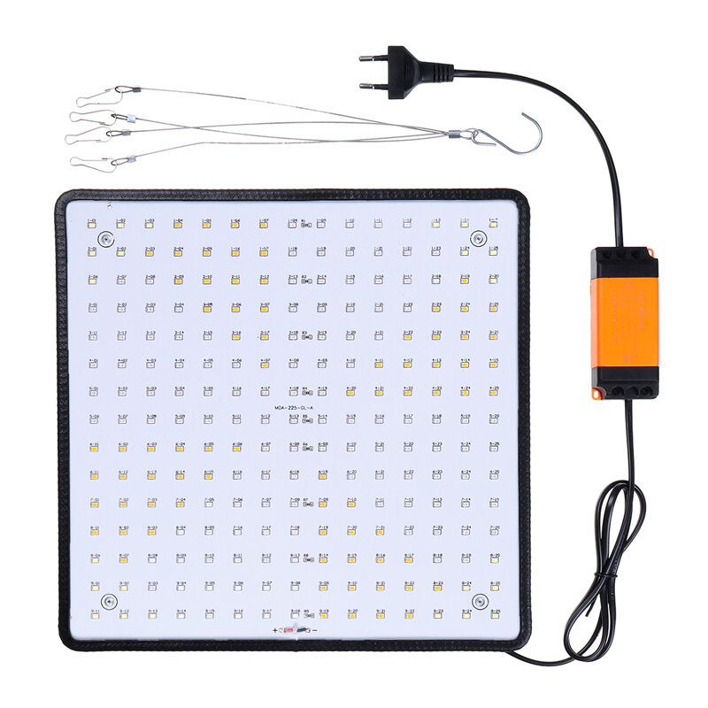 

Grow Light 225 Lámpara LED Panel Hidropónico Ultrafino de Espectro Completo, Bombillas Colgantes Planta de Crecimiento Interior Vegetal Flor Fruta