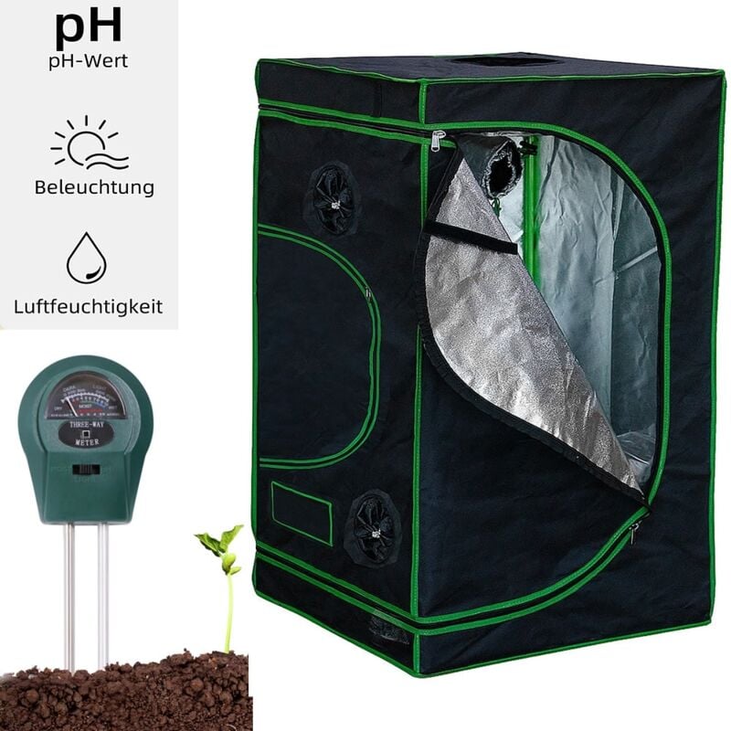 

Armario de cultivo invernadero Growbox 120x120x200 cm Carpa de cultivo de plantas de interior Cuarto de cultivo Gabinete de cultivo