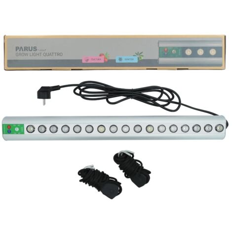 GrowLight Quattro - Parus by Venso LED Pflanzenlampe 35W, Anzuchtlampe LED Pflanzenlampe Vollspektrum, Überwinterung Venso Ecosolutions Pflanzen Licht, Pflanzenlampe Anzucht, Pflanzenlicht LED
