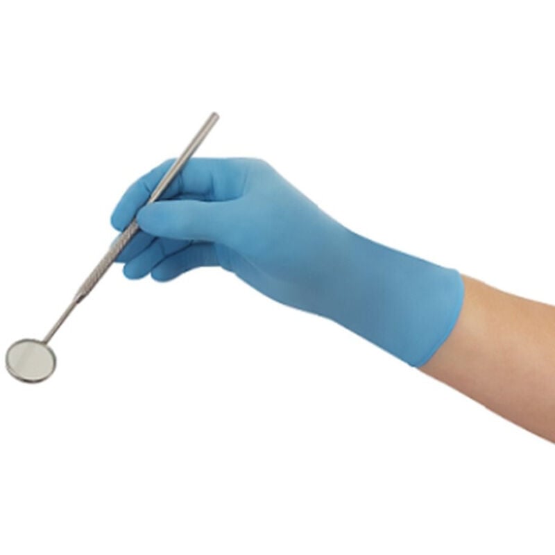 GRSBV 100 gants jetables nitrile bleu - 06SO154 - Bleu clair - 8 (M)