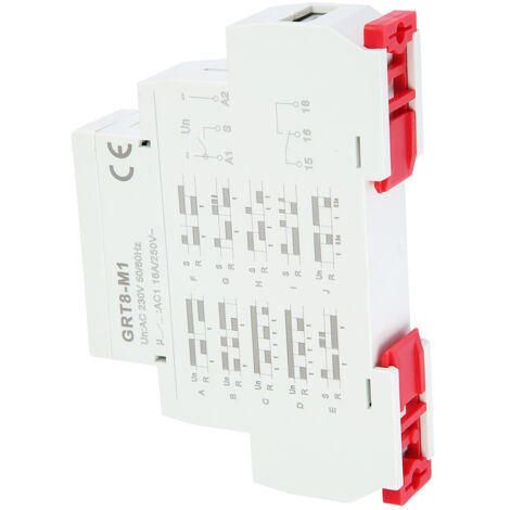 GRT8-M1 Multifunktions-Zeitrelais mit 10 Funktionen, DIN-Schienenmontage, 230 V Wechselstrom
