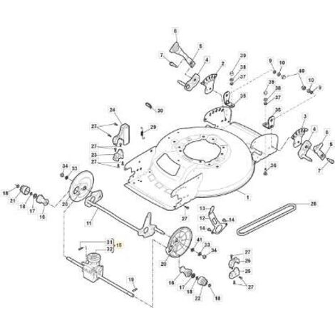GR.TRACTION GT MONO MCS 47 ORIGINAL STIGA - 181003126/0